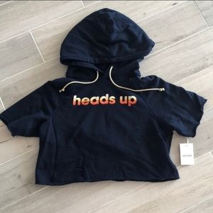 MOTHER cropped hoody Size L